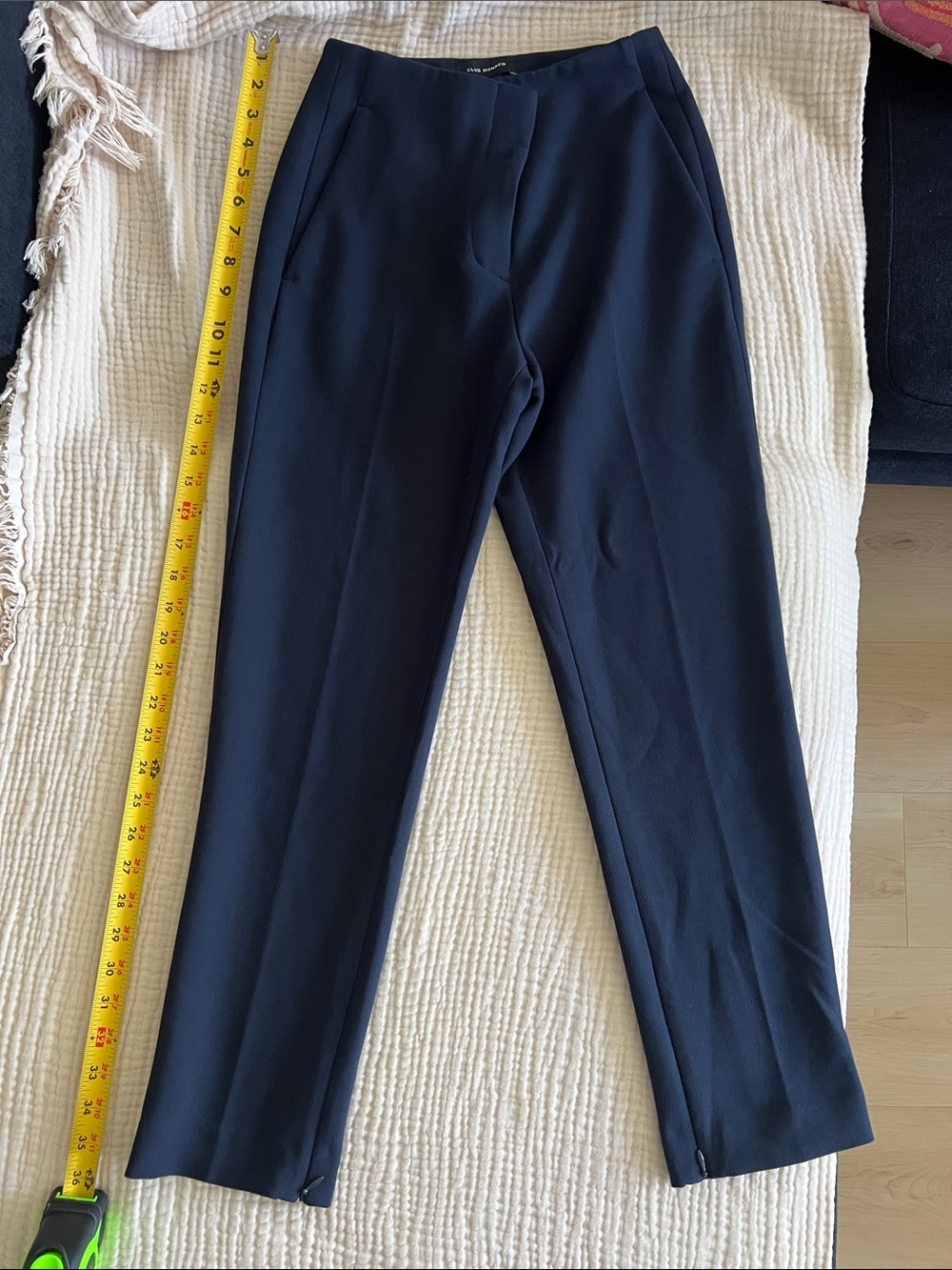 Club Monaco Navy Tailored Dress Pants - Picture 11 of 14